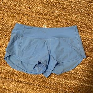 Cornflower Blue Lululemon Shorts- size 4- worn once